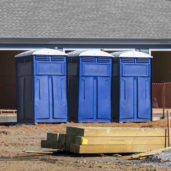 is there a specific order in which to place multiple porta potties in Rantoul KS